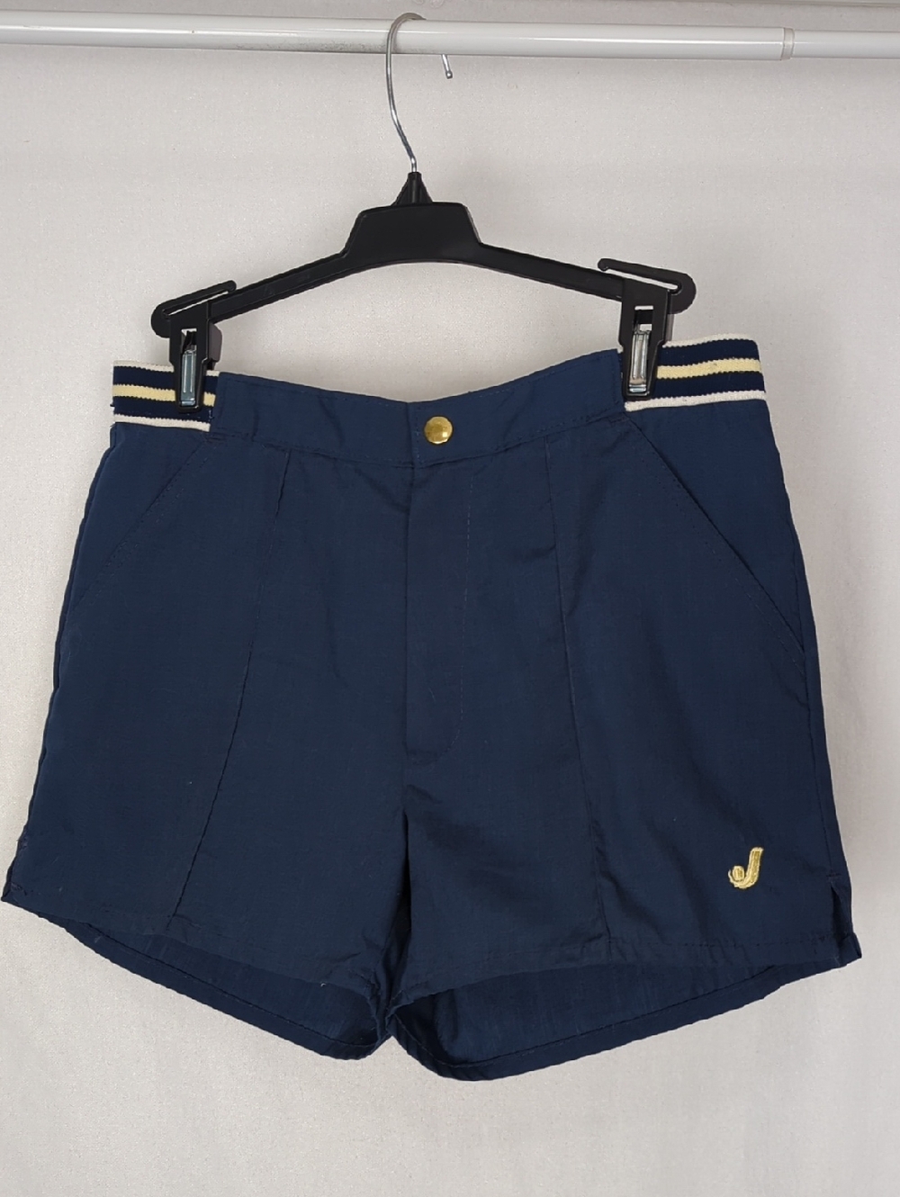 JANTZEN Vintage 1960s Men's Blue Short Shorts Swim Shorts